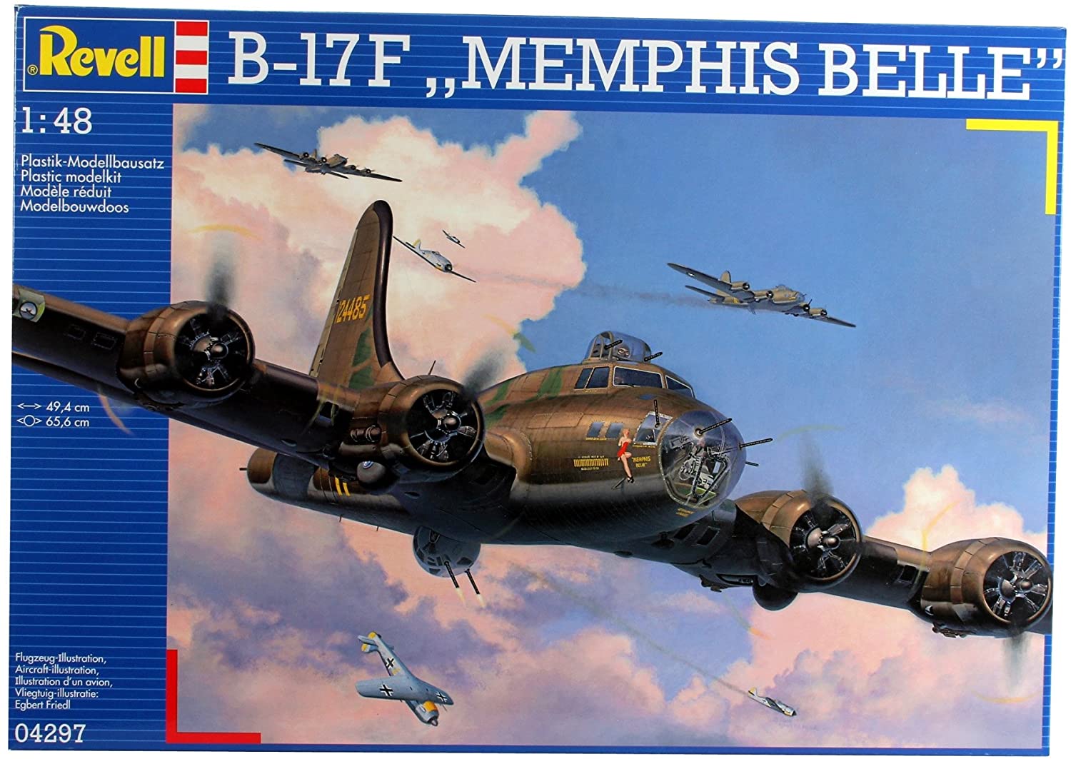 ドイツレベル 1/48 B-17F メンフィスベル プラモデル