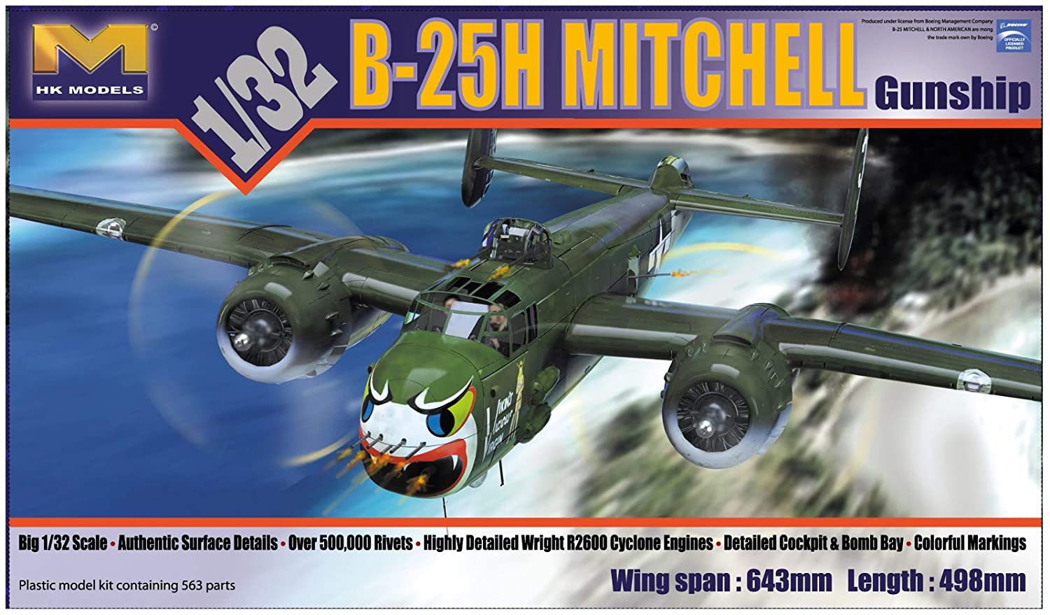 HKM01E02 1:32 HK Models B-25J Mitchell Strafer by HK Model [並行輸入品]