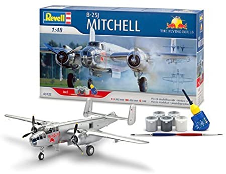 Revell 1:48 Gift Set B-25J Mitchell Flying Bull 05725 by Revell [並行輸入品]