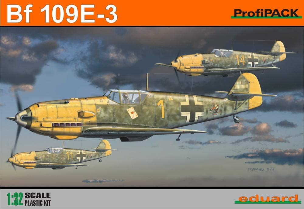 エデュアルド 1/32 メッサーシュミット Bf-109E3 プラモデル