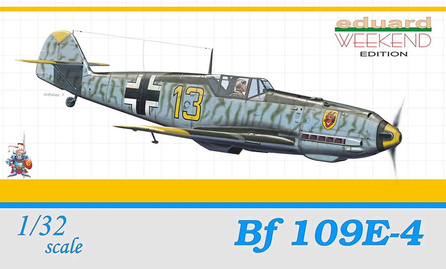 エデュアルド 1/32 メッサーシュミット Bf-109E4 ウィークエンド プラモデル