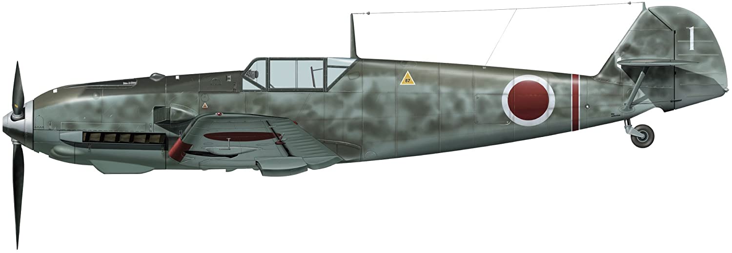 ハセガワ 1/48 メッサーシュミットBf109E-7 日本陸軍