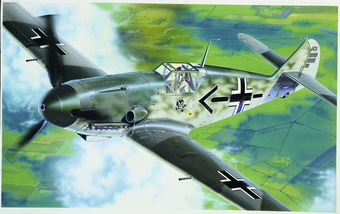 タミヤ イタレリ 53 1/72 メッサーシュミット Bf109 F-2/4 プラモデル