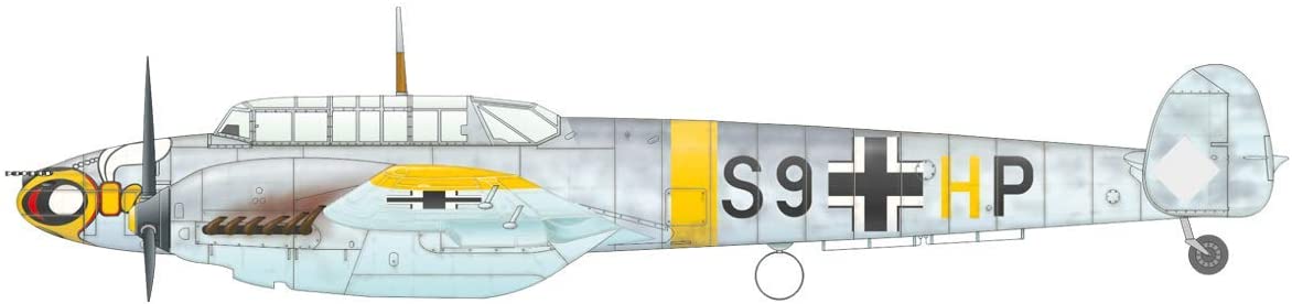 エデュアルド 1/48 Bf 110E プロフィパック プラモデル