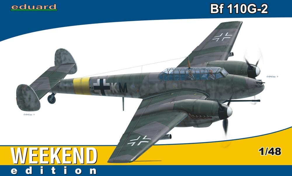 エデュアルド 1/48 メッサーシュミット Bf110G-2 EDU84140 プラモデル