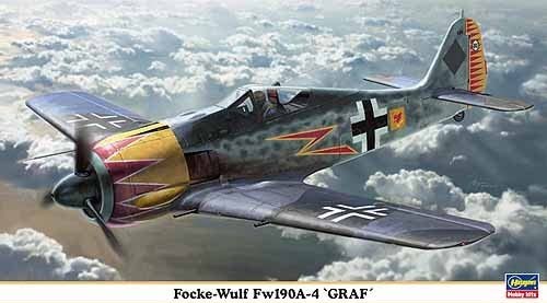ハセガワ 1/48 フォッケウルフ Fw190A-4 グラーフ