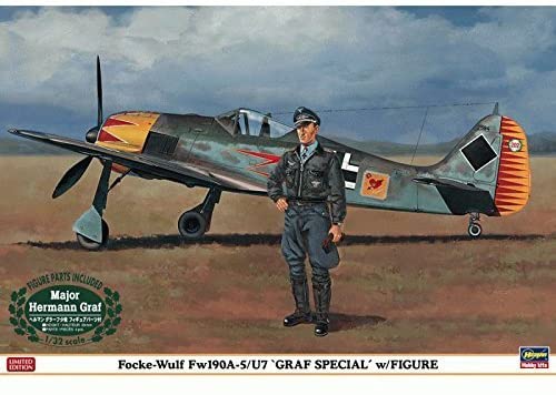 HASEGAWA 08241 1/32 Focke-Wulf FW 190 A-5/U7 Graf Special w/Fig [並行輸入品]