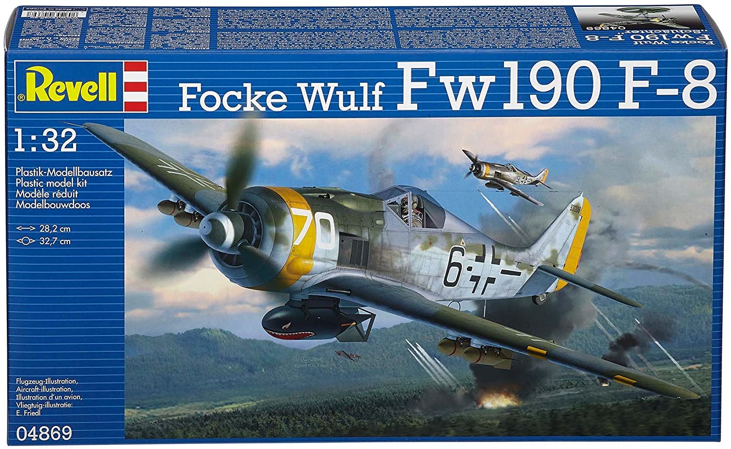 ドイツレベル 1/32 フォッケウルフ Fw190F-8 04869 プラモデル