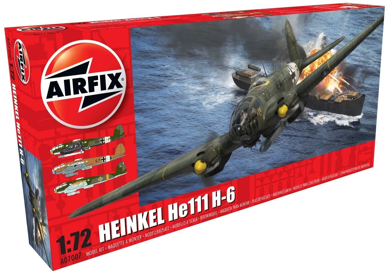エアフィックス 1/72 ハインケル He111 H6 プラモデル X7007