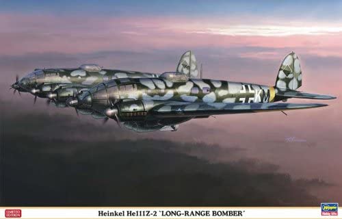 ハセガワ 1/72 飛行機シリーズ ハインケル He111Z-2 長距離爆撃機 01940
