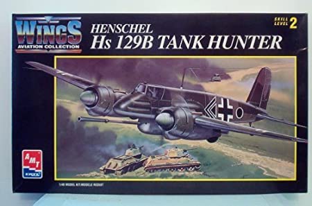 AMT Wings Collection Hs 129B Henschel 1:48 Kit by AMT Ertl [並行輸入品]