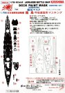 YMM-84-1/700日本海軍戦艦霧島（フジミ・甲板・飛行甲板リノリューム塗装専用マスク） 