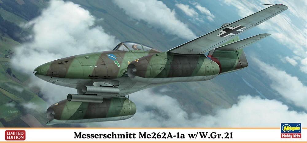 ハセガワ 1/72 メッサーシュミット Me262A-1a w/W.Gr.21