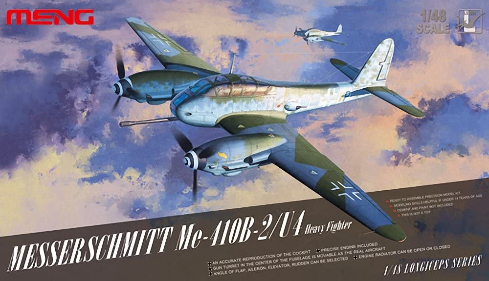 モンモデル 1/48 メッサーシュミット Me-410B-2/U4重戦闘機 MENDS-005 プラモデル