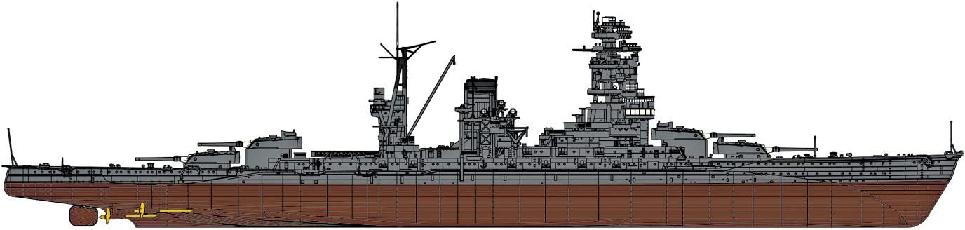 ハセガワ 1/350 日本海軍 戦艦 陸奥