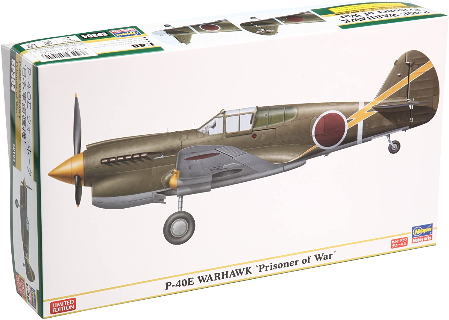 ハセガワ 1/48 P-40E ウォーホーク 日本軍鹵獲機