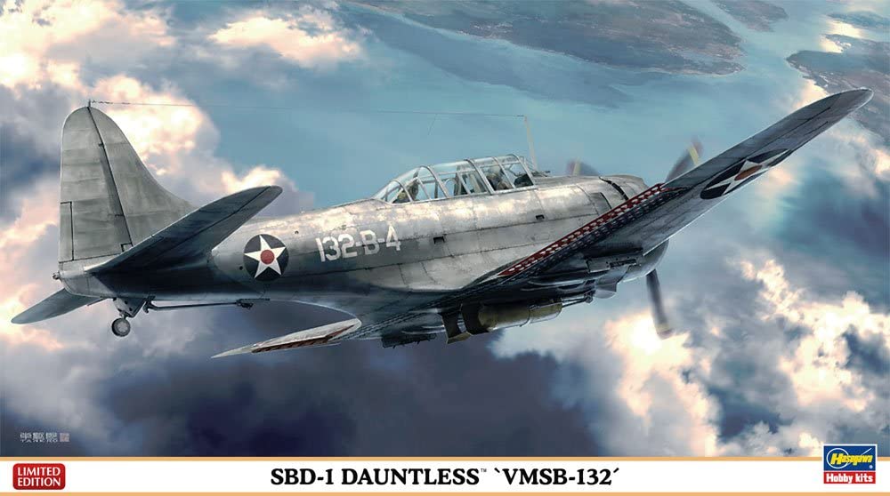 ハセガワ 1/48 飛行機シリーズ 09953 SBD-1 ドーントレス “VMSB-132"