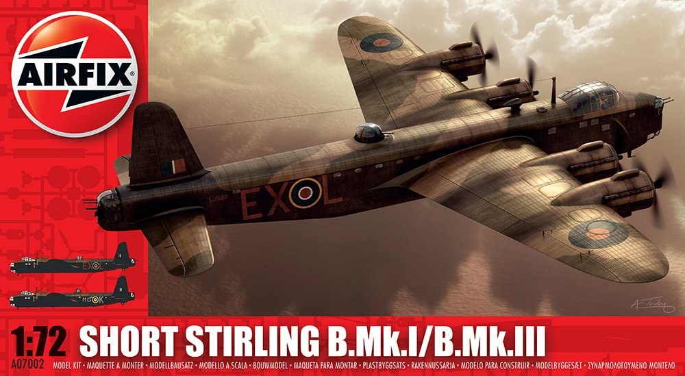 エアフィックス 1/72 イギリス空軍 ショートスターリング B.Mk1/B.Mk3 プラモデル X7002