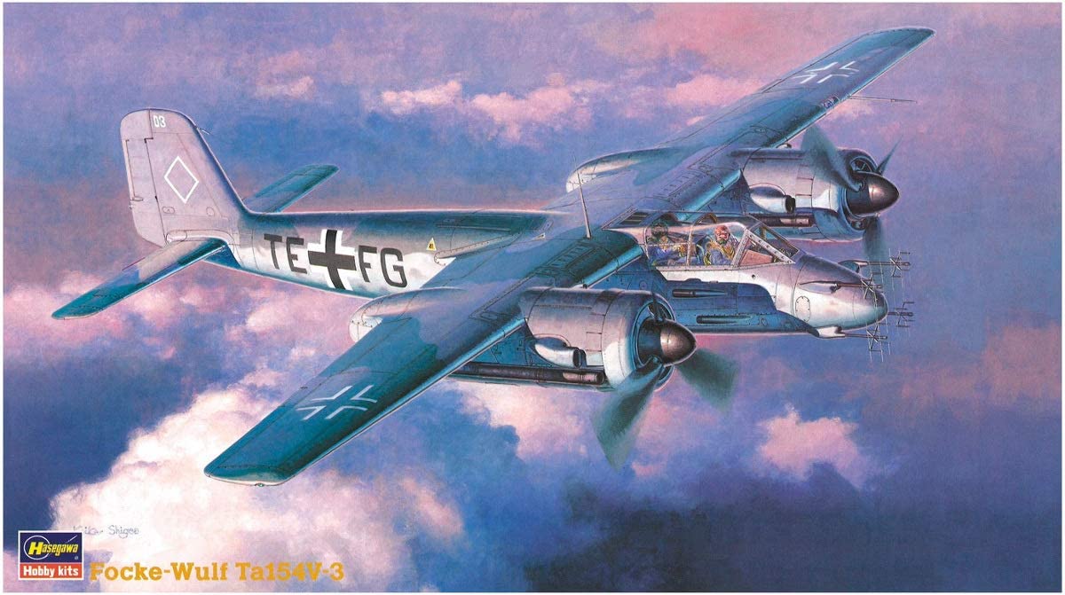 ハセガワ 1/72 ドイツ空軍 フォッケウルフ Ta154V-3 モスキート プラモデル CP15