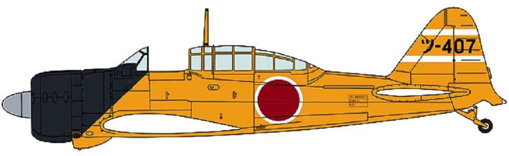 ハセガワ 1/48 第二一航空廠 A6M2-K零式練習戦闘機 11型 筑波航空隊 07351